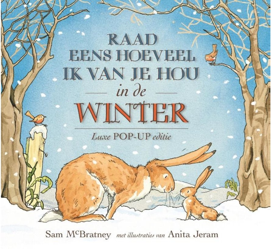 Raad een hoeveel ik van je hou IN DE WINTER