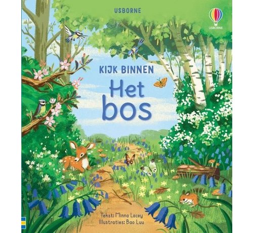 Uitgeverij Usborne Kijk binnen Het bos