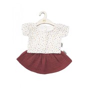 Hollie Doll Skirt and Shirt Blush Sweet Dots