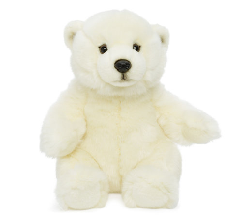 WWF Stuffed Animal Polar Bear Sitting 22 cm