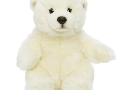 WWF Stuffed Animal Polar Bear Sitting 22 cm