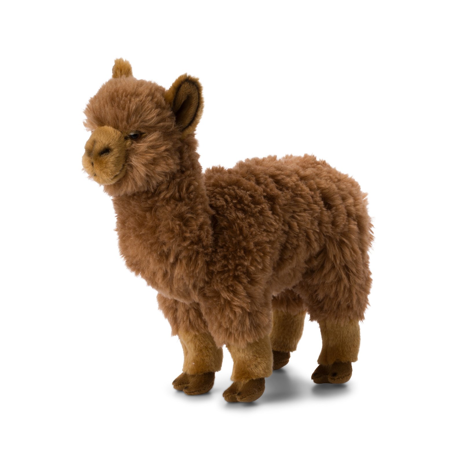 werkwoord Mooi Maan WWF Knuffel Alpaca Bruin 31 cm - HOUTENDIERSHOP.com