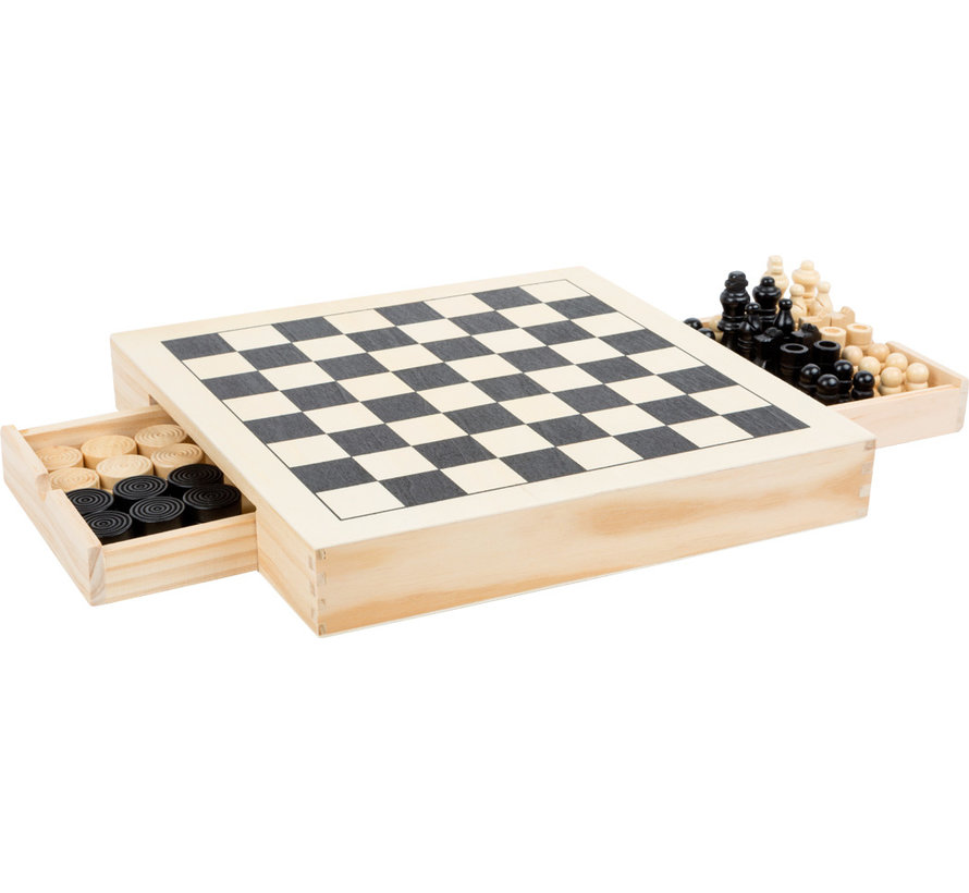 Chess, Draughts & Nine Men's Morris Game Set