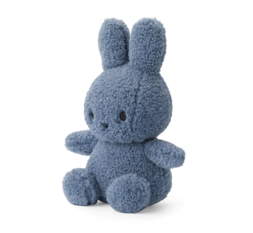 Zittend Teddy Blauw 23 cm