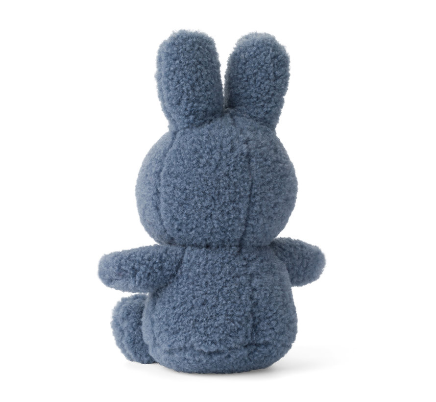 Zittend Teddy Blauw 23 cm