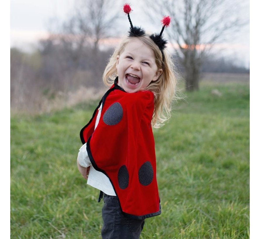 Toddler Lady Bug Cape and Headband