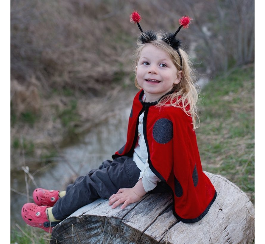 Toddler Lady Bug Cape and Headband