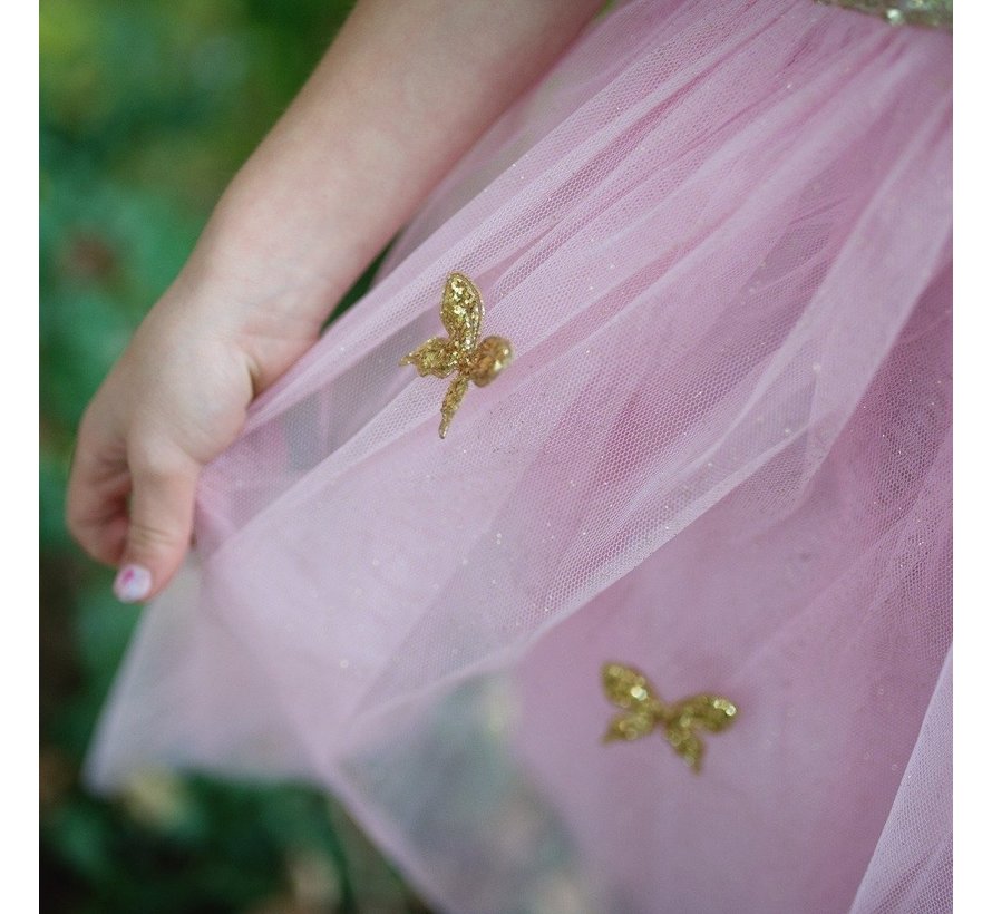 Gold Butterfly Dress with Fairy Wings