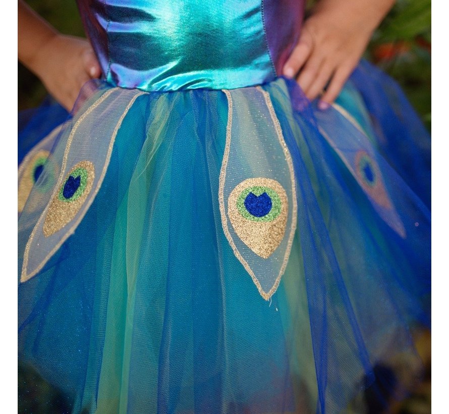 Pretty Peacock Dress & Headband