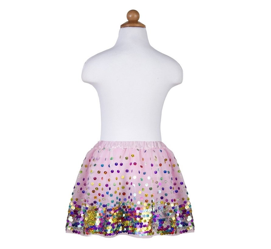 Pink Party Fun Sequin Skirt