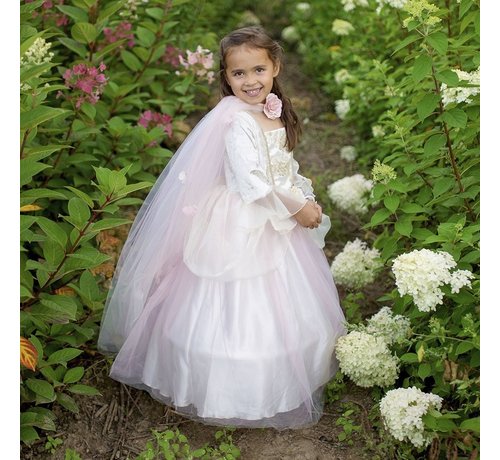 Great Pretenders Golden Rose Princess Cape Size 5-6