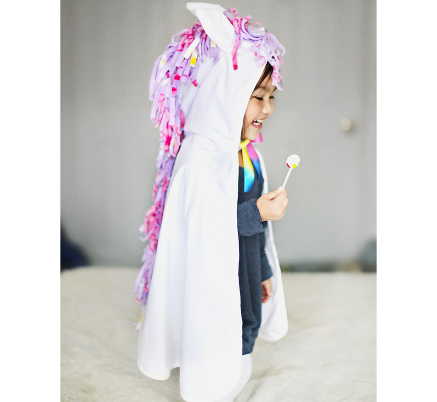 White Unicorn Cape 12-18M