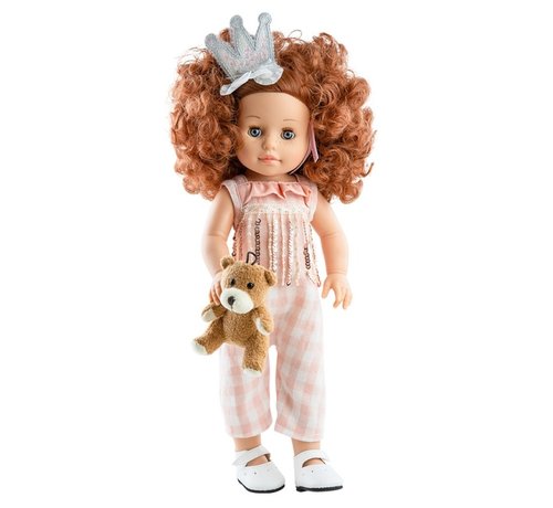 Paola Reina Doll Soy Tu Becca with Teddy 42 cm