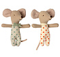 Baby Mice Twins in Matchbox 8 cm