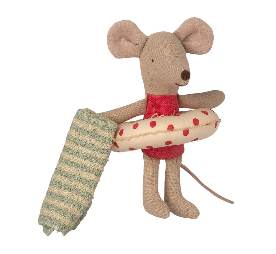 Beach Mice Little Sister in Cabin de Plage 11 cm