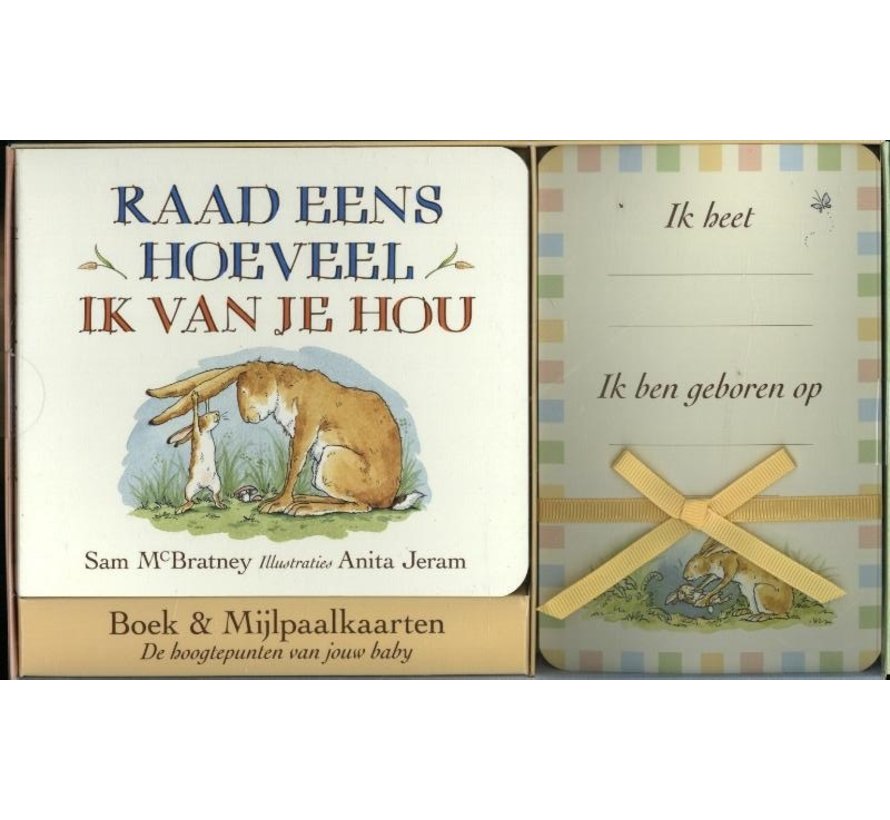 Raad eens hoeveel ik van je hou Boek & Mijlpaalkaarten