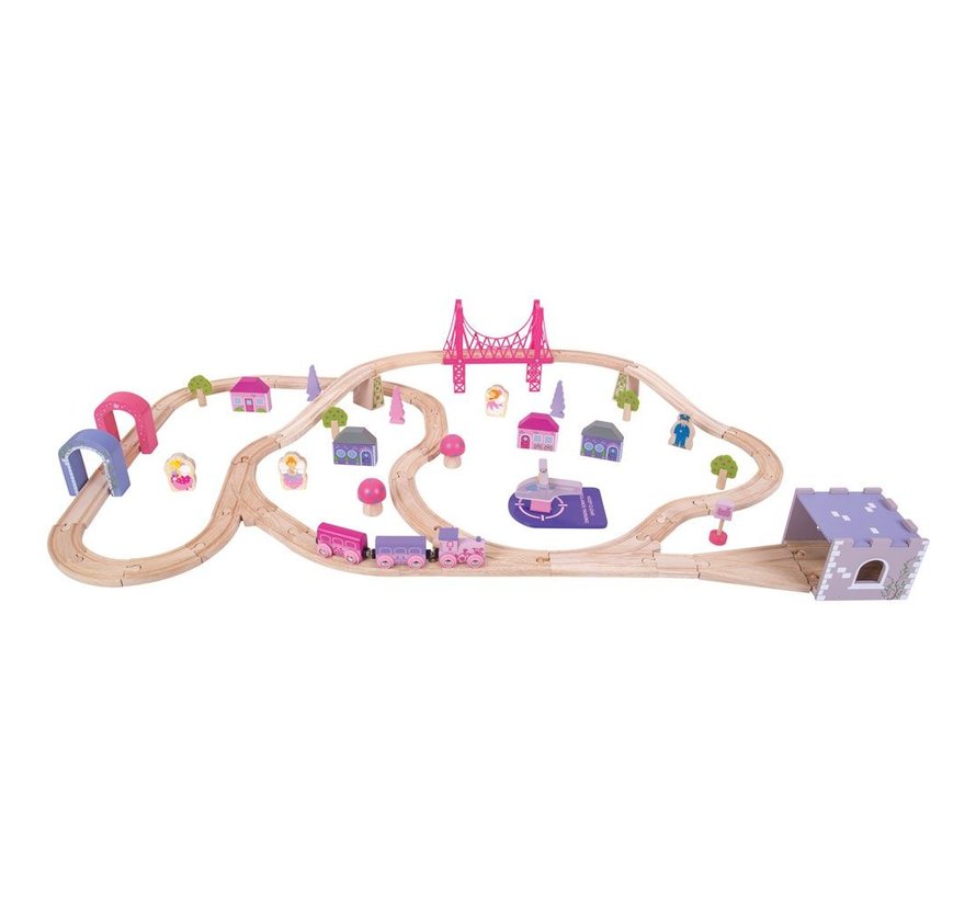 Fairy Town Train Set 75 pcs