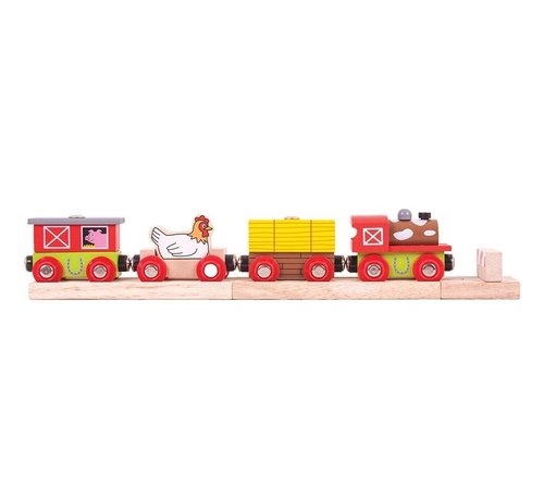 Bigjigs Farmyard Train