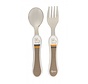 Cutlery set fork & spoon, HoniBoniBear