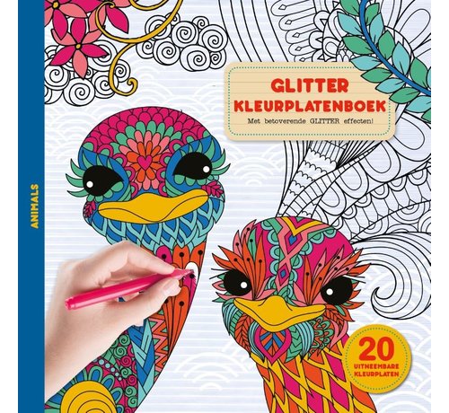 Image Books Glitter Kleurplaten Boek Animals