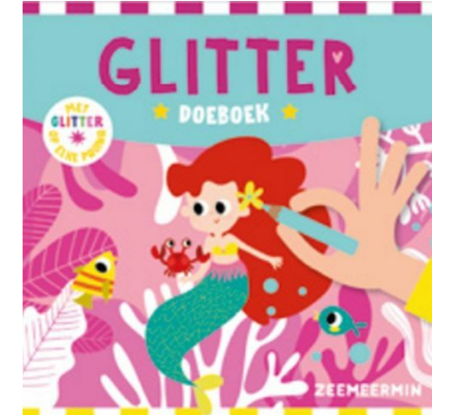 Zeemeermin Glitter Doeboek Kleurboek