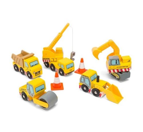 Le Toy Van Construction Cars Wood