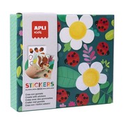 APLI Stickerkaarten Lieveheersbeestjes 8 stuks
