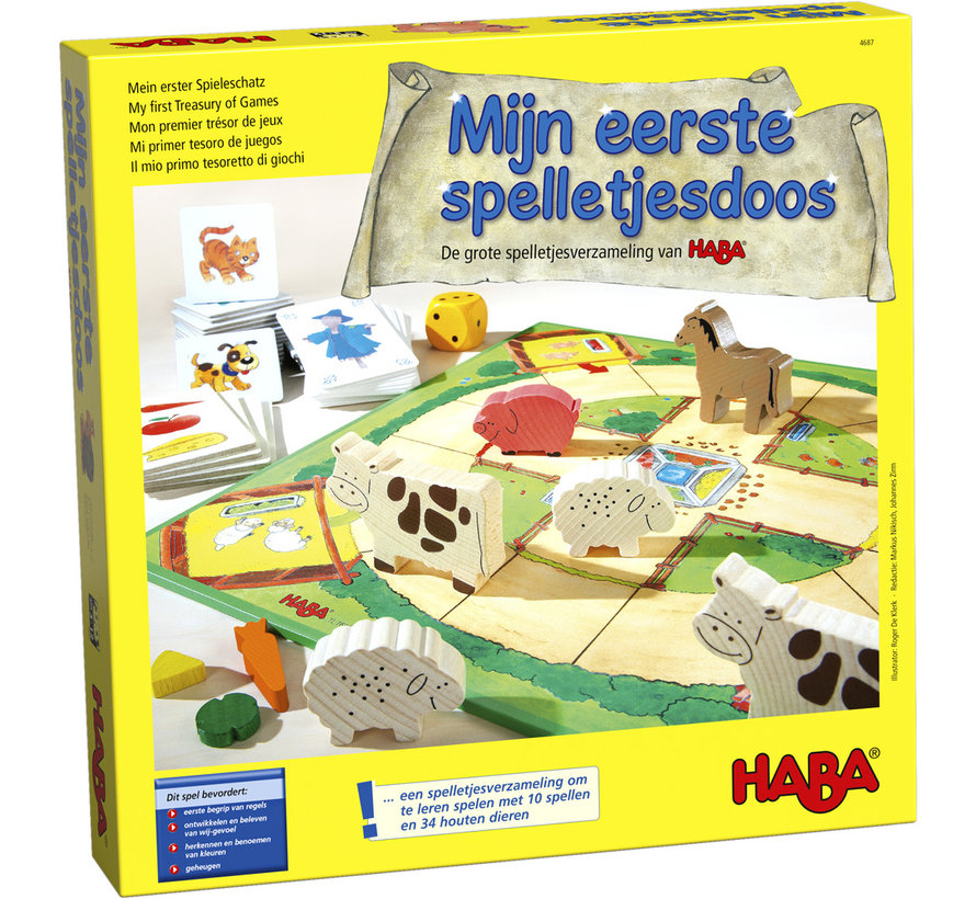 Spel  Mijn eerste spelletjesdoos - De grote spelletjesverzameling van HABA (Nederlands)