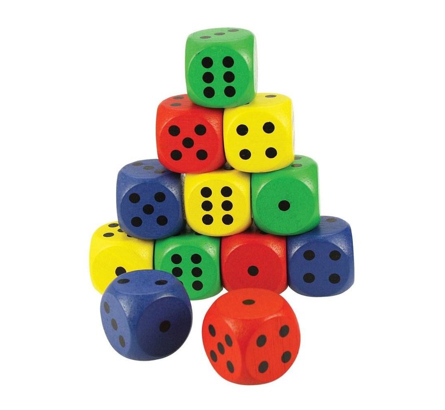 Coloured Giant Dice