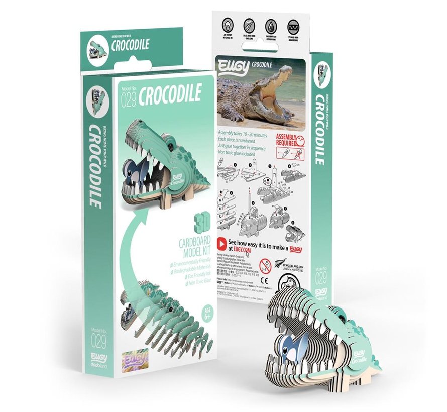 3D Bouwpakket Krokodil