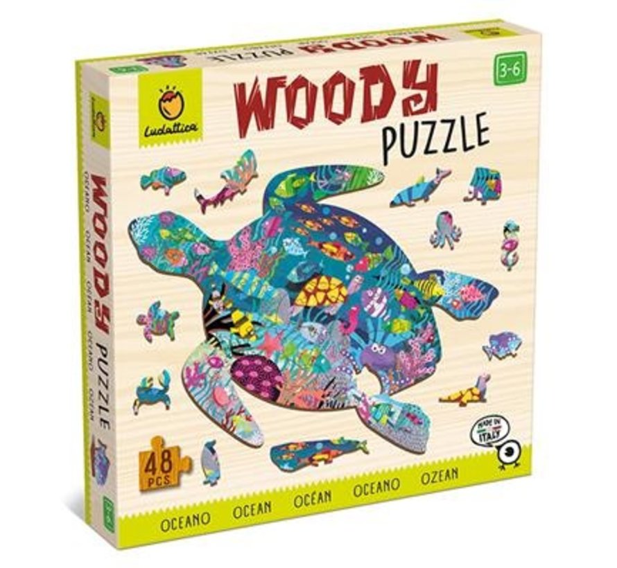 Houten Puzzel Speelset Oceaan