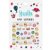 Snails Nail Stickers Quack Quack