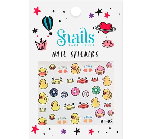 Snails Nagelstickers Quack Quack