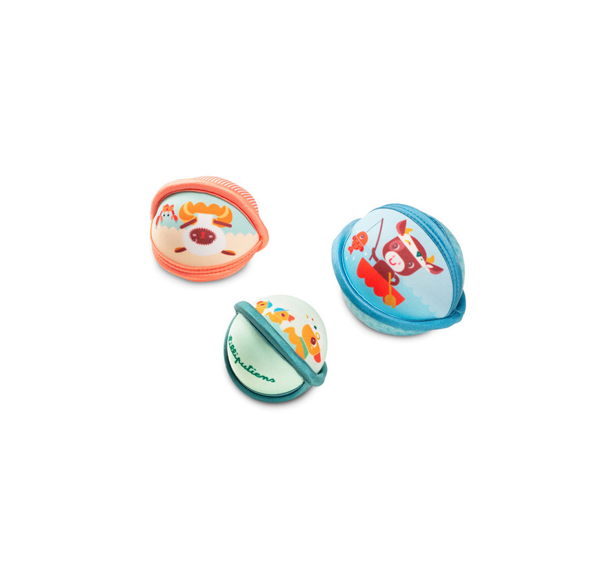 Farm Set of 3 Bath Balls