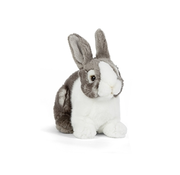 Living Nature Stuffed Animal Grey Pet Rabbit