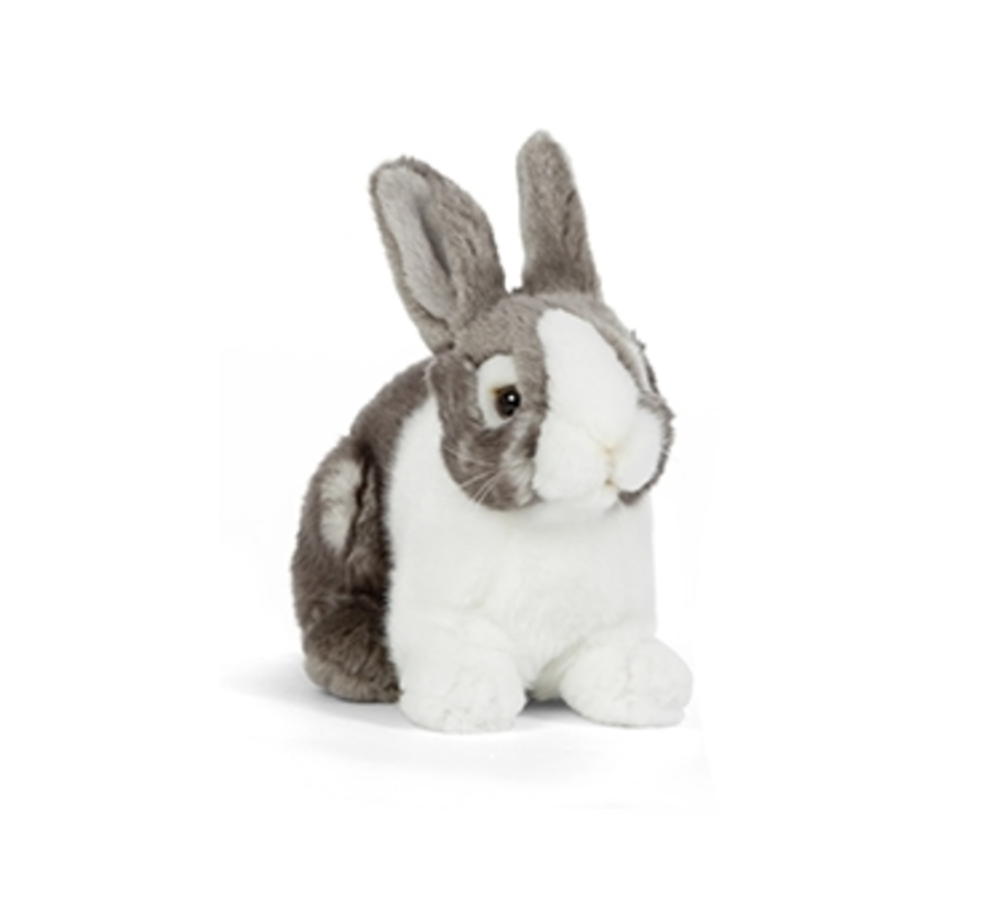 Stuffed Animal Grey Pet Rabbit