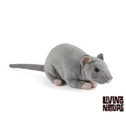 Living Nature Stuffed Animal Rat with Squeak