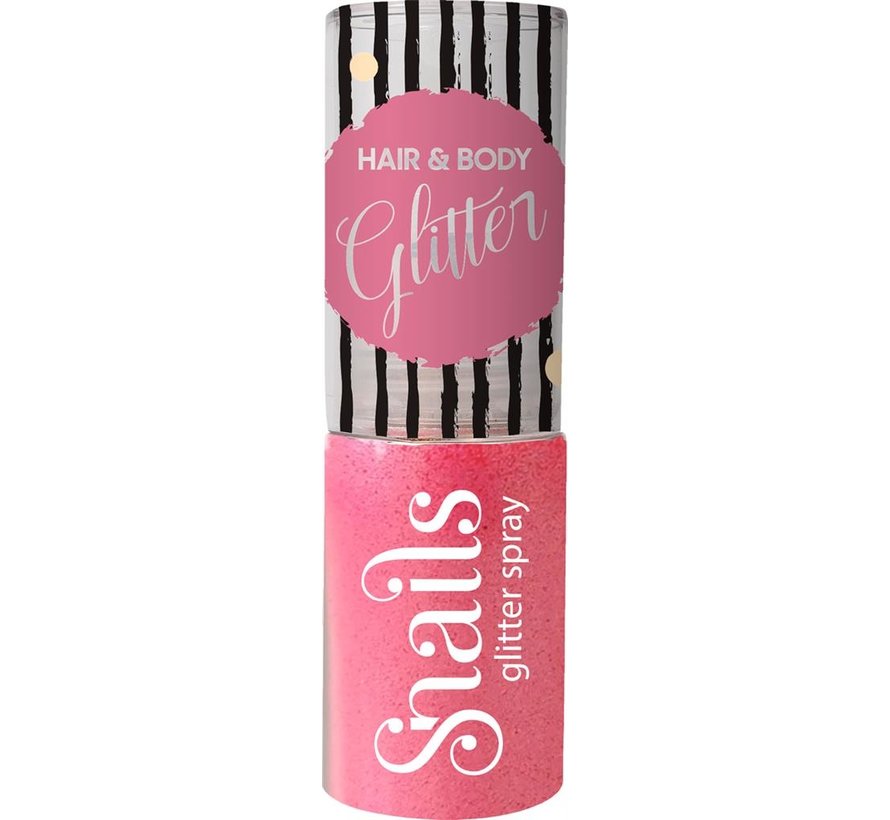 Body Glitter Spray Roze