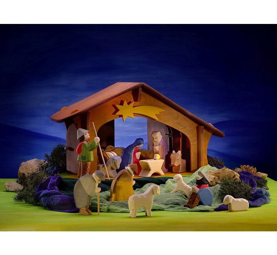 Nativity Stable with Star 3500