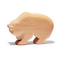 Natural Wood Bear running 555