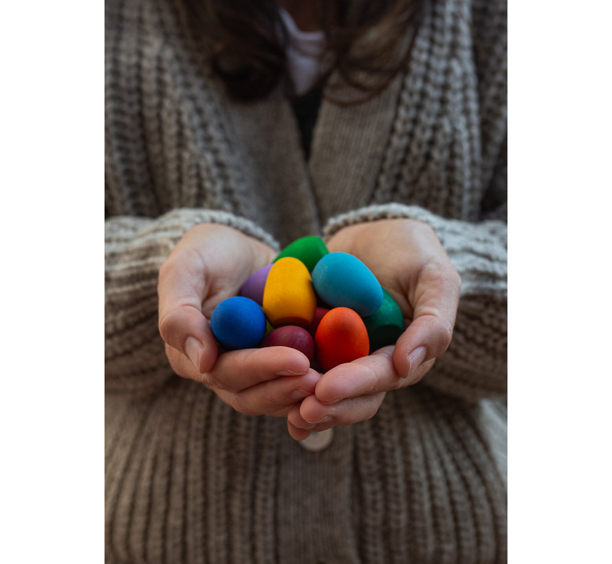 Mandala rainbow eggs