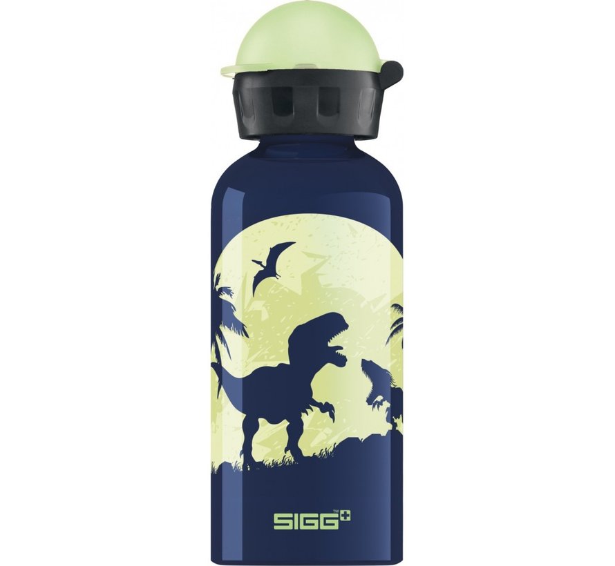 Drinkfles Glow in the Dark Dino 400ml