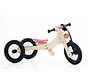 Loopfiets Hout 4-in-1 Roze