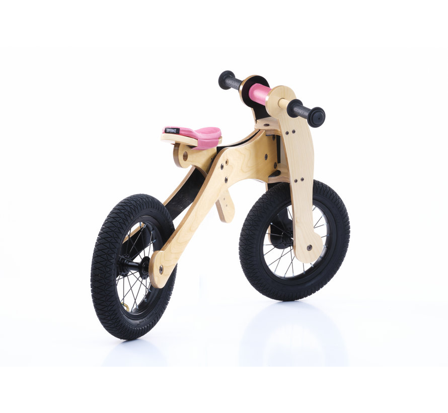 Tricycle Wood 4-in-1 Pink