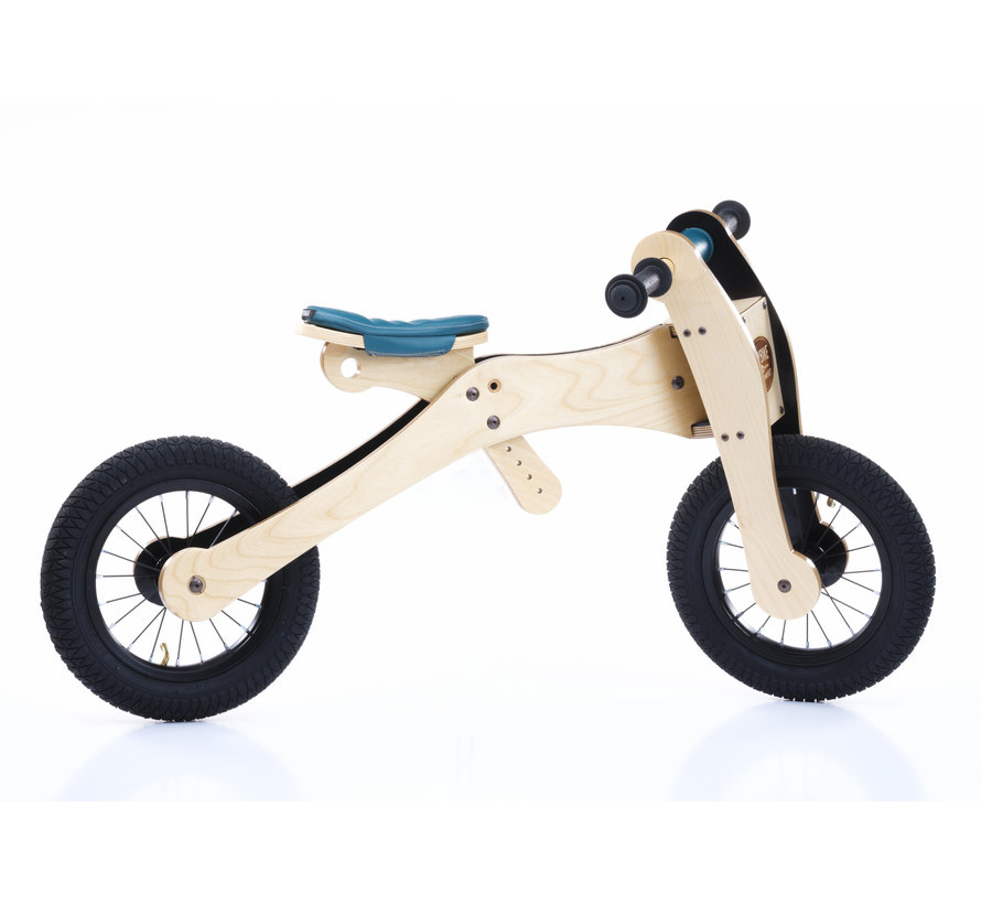 Tricycle Wood 4-in-1 Blue