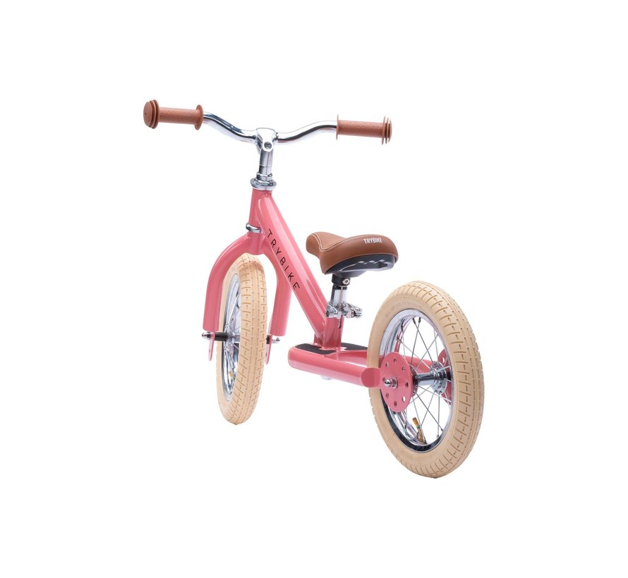 Loopfiets Steel Vintage Roze 2-wieler