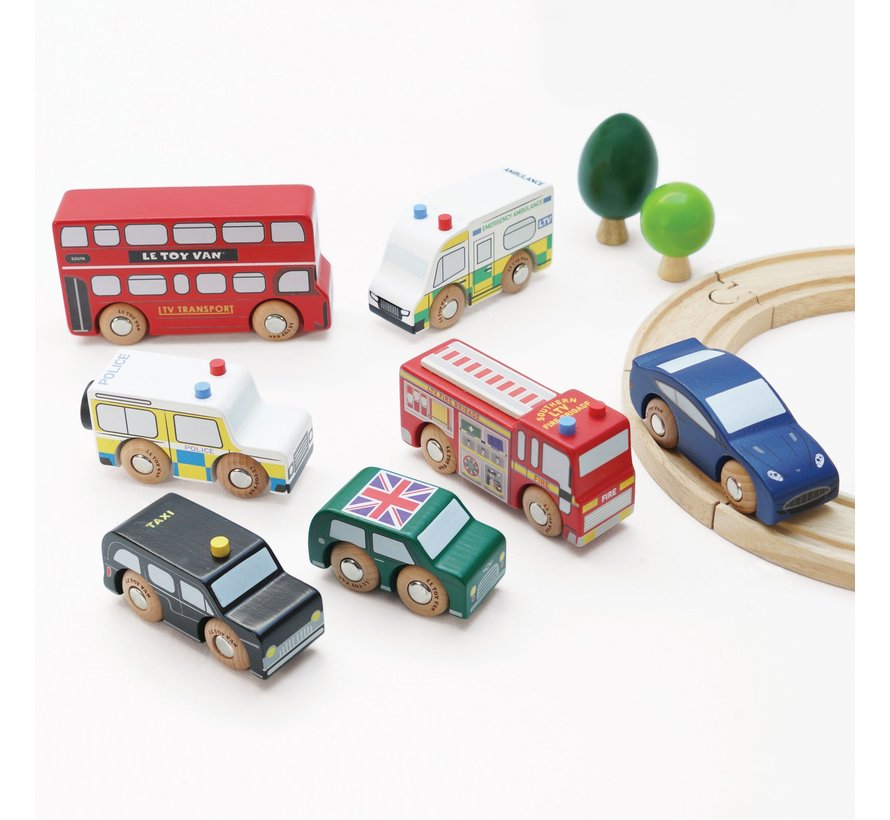 London Car Set Hout