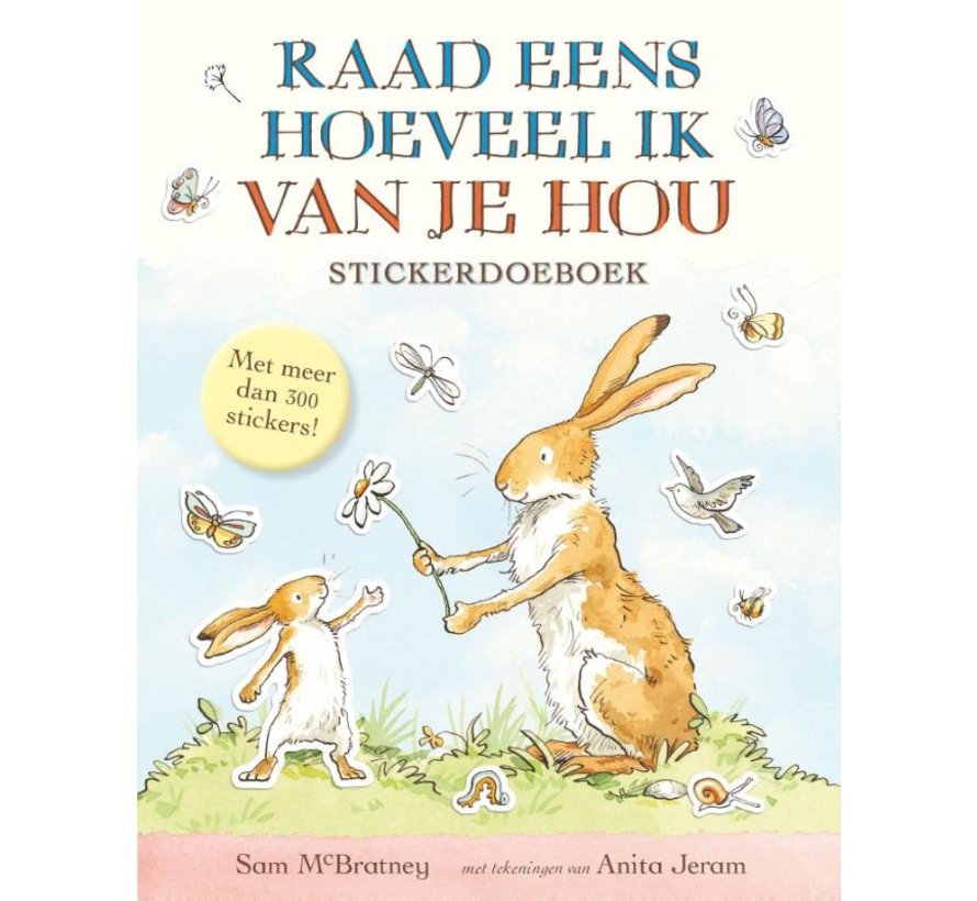 Stickerdoeboek Raad eens hoeveel ik van je hou