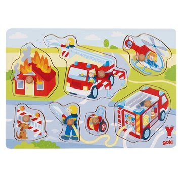 GOKI Knoppuzzel Brandweer 7-pcs