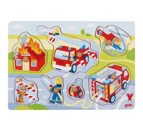 GOKI Knoppuzzel Brandweer 7-pcs